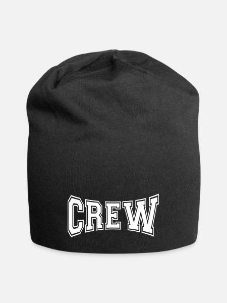 Crew - Jersey-Beanie - Schwarz