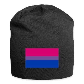 Bisexual Pride Flag - Jersey Beanie - black - Front