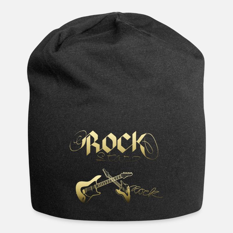 Rock star - Jersey Beanie - black