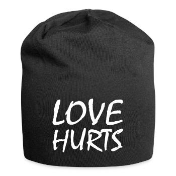 Love hurts - Jersey Beanie - black - Front