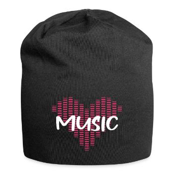 Love Music - Coeur Equalizer - Bonnet en jersey - noir - Devant