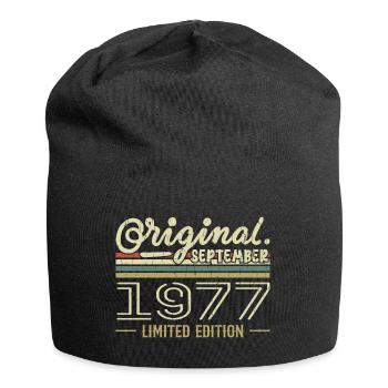 Septembre 1977 Cadeau Anniversaire September 1977 - Bonnet en jersey - noir - Devant