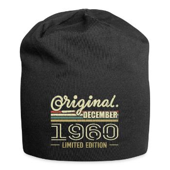 Dezember 1960 Jubiläum Dezember 1960 Dezember - Jersey-Beanie - Schwarz - Vorne
