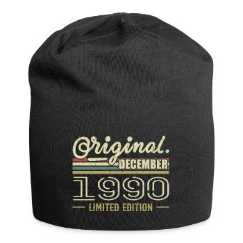 Décembre 1990 anniversaire Décembre 1990 Décembre - Bonnet en jersey - noir - Devant