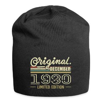Décembre 1980 anniversaire Décembre 1980 Décembre - Bonnet en jersey - noir - Devant