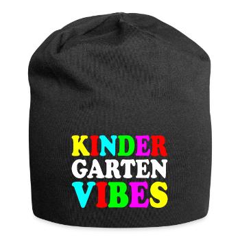 kindergarten vibes - Bonnet en jersey - noir - Devant
