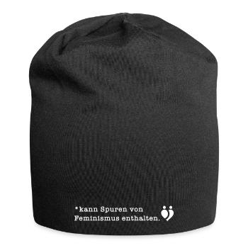 Ute_weiss - Jersey-Beanie - Schwarz - Vorne