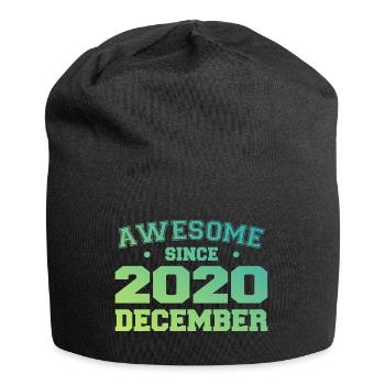 Birthday December 2020 - Gift December 2020 - Jersey Beanie - black - Front