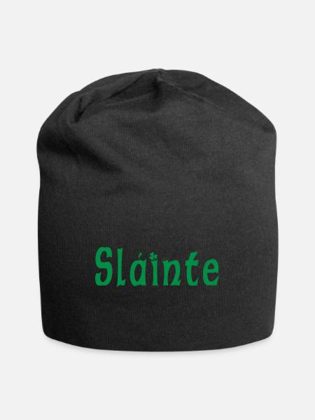 Irish Slainte - Jersey-Beanie - Schwarz