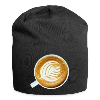 coffee coffee cappuccino espresso2 - Jersey Beanie - black - Front