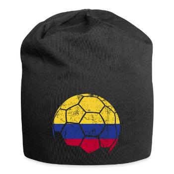 Colombia Soccer Ball Fußball - Jersey-Beanie - Schwarz - Vorne