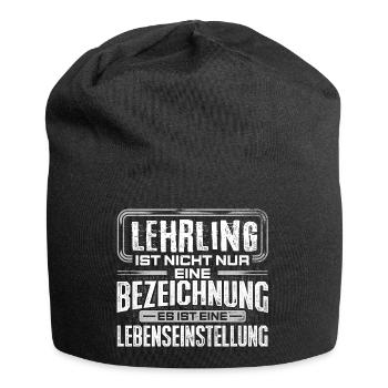 LEHRLING - Leben - Jersey-Beanie - Schwarz - Vorne
