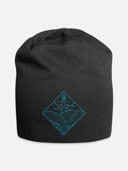 phare - Bonnet en jersey - noir