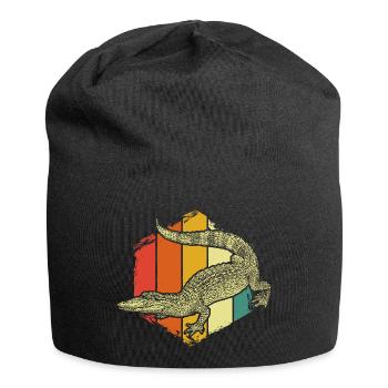 crocodile - Jersey Beanie - black - Front
