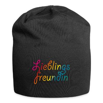 favorite friend - Jersey Beanie - black - Front