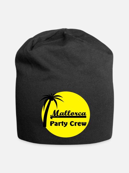 Mallorca Party Crew T-Shirts - Jersey-Beanie - Schwarz