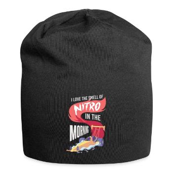 DRAG RACING J'adore l'odeur de Nitro le matin - Bonnet en jersey - noir - Devant