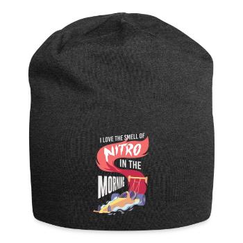 DRAG RACING Love the smell of Nitro in the morning - Jersey-Beanie - Anthrazit - Vorne