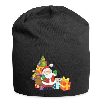 Santa Claus - Jersey Beanie - black - Front