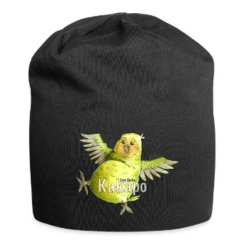 Kakapo Vogel - Jersey Beanie - black - Front