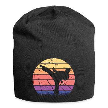 Martial artist karate martial arts martial arts - Jersey Beanie - black - Front