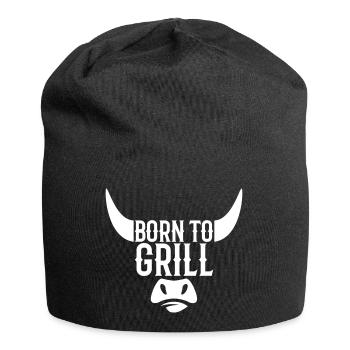Grill apron - Born to grill - Jersey Beanie - black - Front