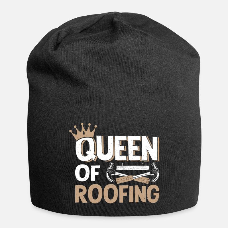 Dachdecker Dachdeckerei Dachklempner Roofer - Bonnet en jersey - noir