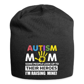 Autisme - Bonnet en jersey - noir - Devant