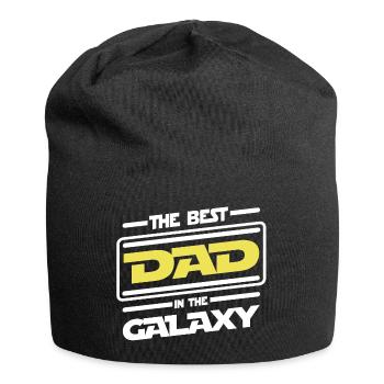 The best Dad in the galaxy - Parody humor - Jersey Beanie - black - Front