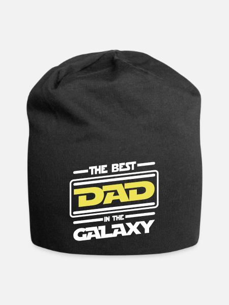 The best Dad in the galaxy - Humor parodie - Jersey-Beanie - Schwarz