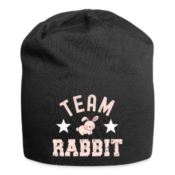 Rabbit Rabbit - Jersey Beanie - black - Front