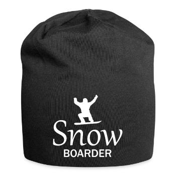 Snowboard Snowboarder - Bonnet en jersey - noir - Devant