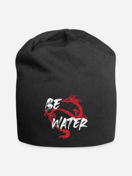 Sei Wasserdrache Kampfkunst Kung Fu Wing Chun - Jersey-Beanie - Schwarz