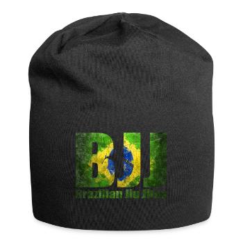 BJJ Jiu Jitsu Brésilien Art Martial MMA Combat - Bonnet en jersey - noir - Devant