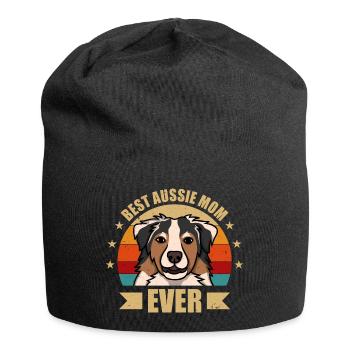 Meilleur Aussie Mama - Bonnet en jersey - noir - Devant