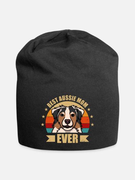 Meilleur Aussie Mama - Bonnet en jersey - noir