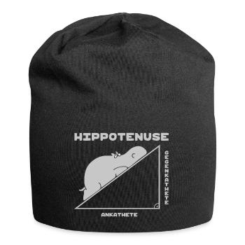 Hippotenuse (Édition Hippone et Pythagore) - Bonnet en jersey - noir - Devant
