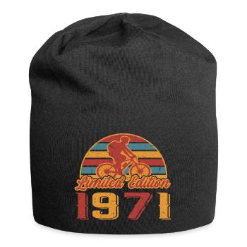 Vélo VTT Cycliste Anniversaire 1971 - Bonnet en jersey - noir - Devant