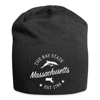 Massachusetts - Jersey Beanie - black - Front