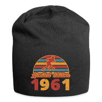 Footballer Football Footballer's birthday 1961 - Jersey Beanie - black - Front