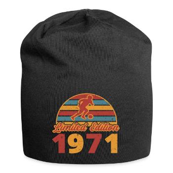 Footballer Football player Football birthday 1971 - Jersey Beanie - black - Front