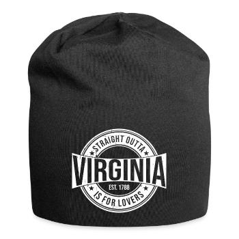 Virginia - Jersey-Beanie - Schwarz - Vorne