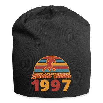 Anniversaire de footballeur footballeur 1997 - Bonnet en jersey - noir - Devant