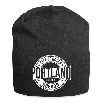 Portland - Bonnet en jersey - charbon - Devant