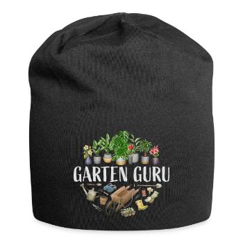 Garten Guru - Jersey-Beanie - Schwarz - Vorne