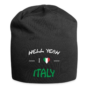 i love italy - Jersey-Beanie - Schwarz - Vorne