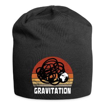 GRAVITATION PLANETE TERRE VINTAGE SUNSET - Bonnet en jersey - noir - Devant