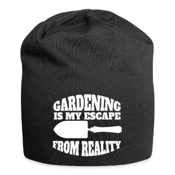 Gärtner Obstgarten Hobbygärtner Geschenk Garten - Jersey-Beanie - Schwarz - Vorne