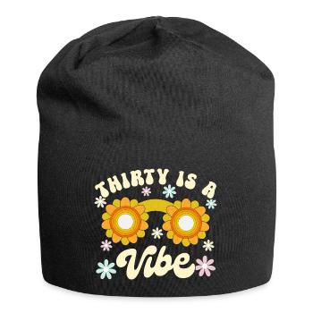 Retro Born In 1994 Woman 30 Years Old Birthday - Jersey Beanie - black - Front