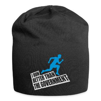 mieux fonctionner que le gouvernement - Bonnet en jersey - noir - Devant